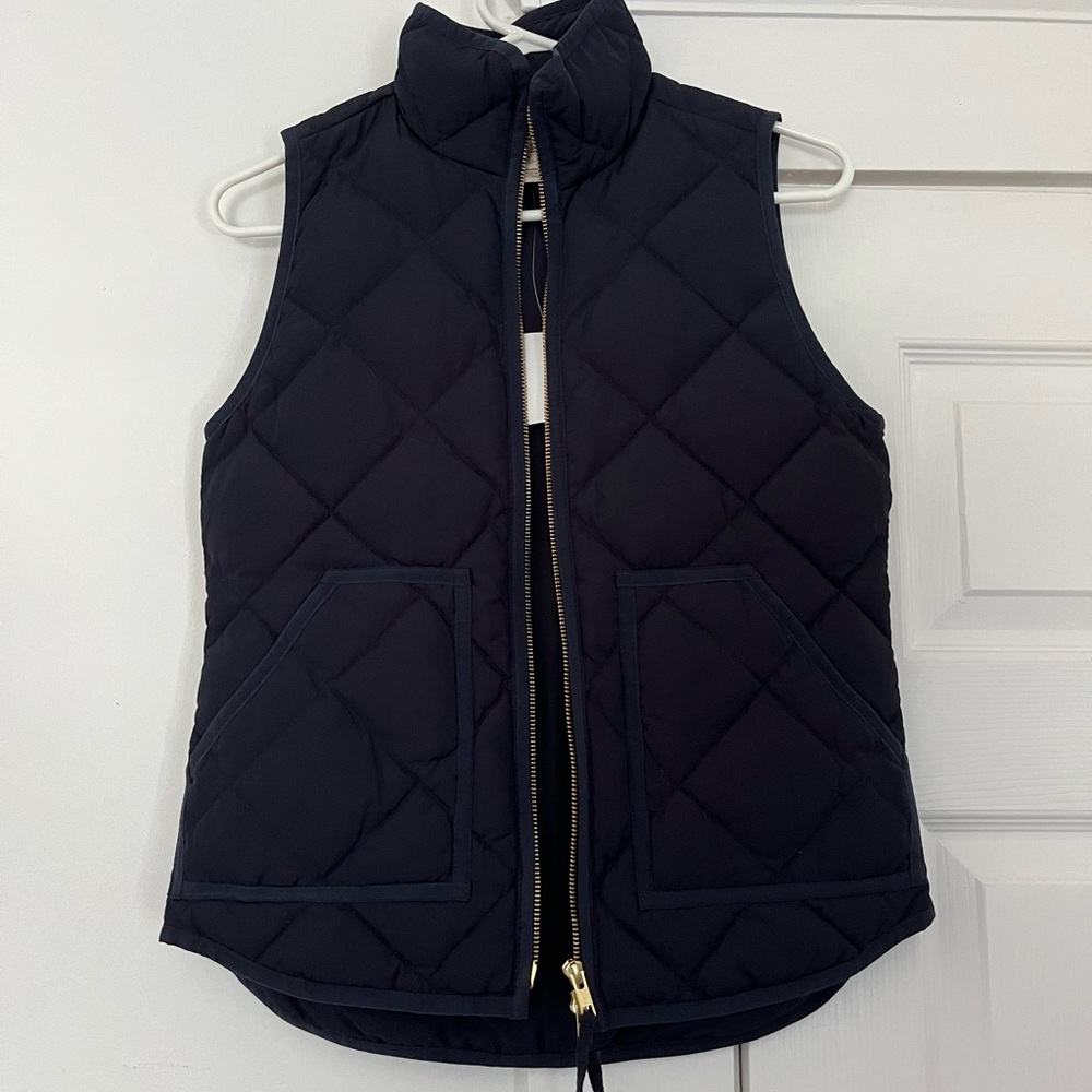J crew blue vest. Tags are still on.